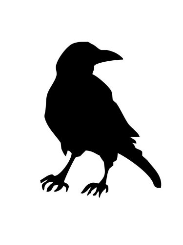 Free Printable Crow Stencils And Templates