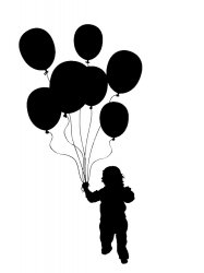 Трафареты Воздушных шариков - Бесплатно распечатать