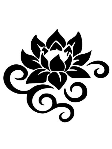 Free Printable Lotus Stencils And Templates