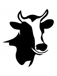 Трафареты Коровы - Бесплатно распечатать