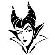 Maleficent stencils