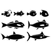 Fisch Schablonen