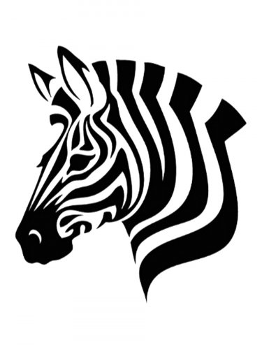 Free printable Zebra stencils and templates