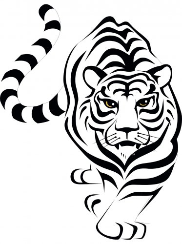 Free printable Tiger stencils and templates