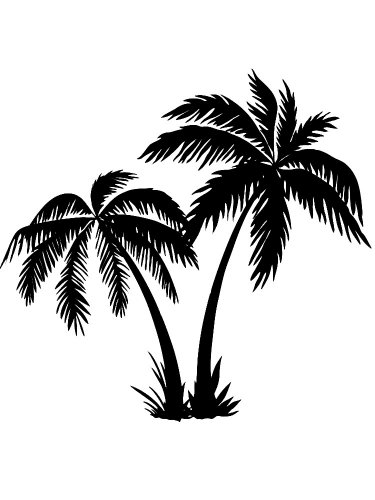 Free printable Palm stencils and templates