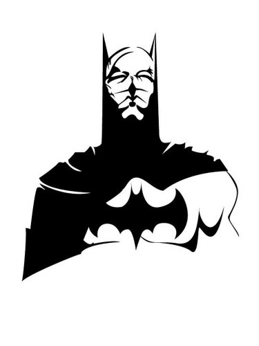 Free printable Batman stencils and templates