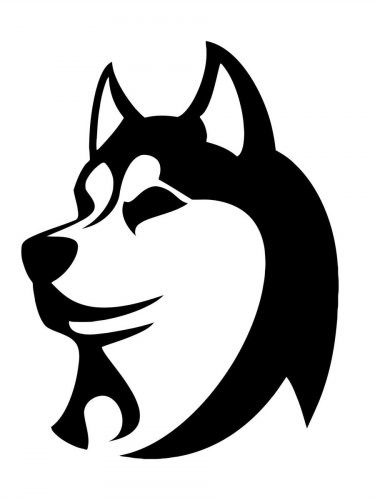 Free printable Husky stencils and templates