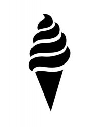 Трафареты Мороженого - Бесплатно распечатать