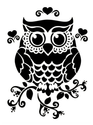 Free printable Owl stencils and templates