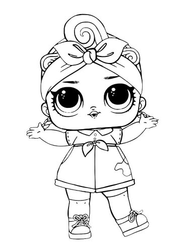 Free printable LOL Surprise Doll stencils and templates