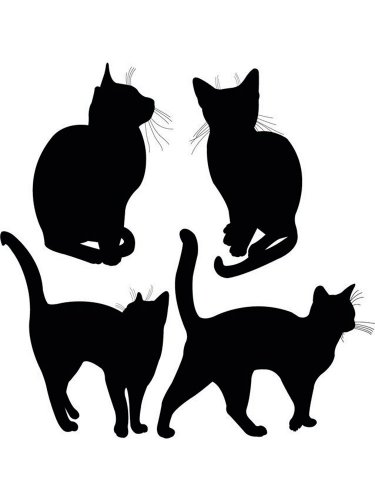 Free printable Cats stencils and templates