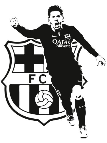 Free printable Lionel Messi stencils and templates