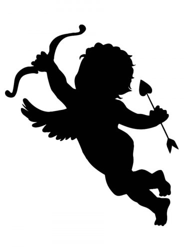 Free printable Cupid stencils and templates