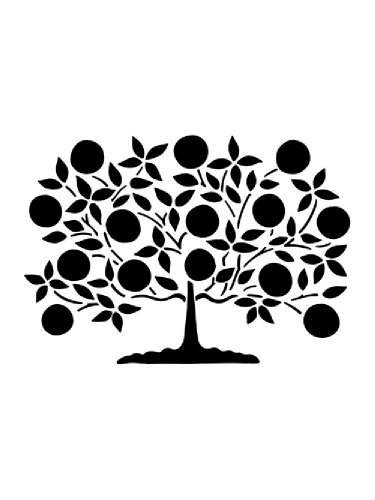 Apple Tree Stencil