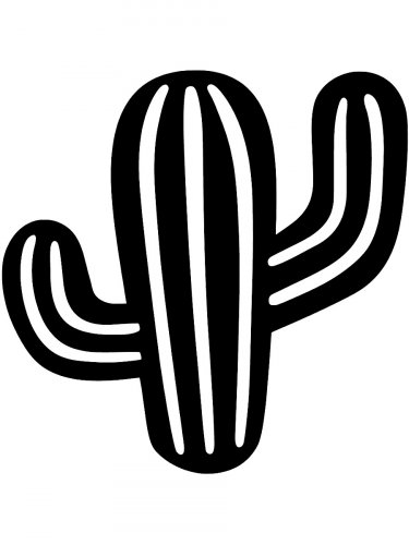 Free printable Cactus stencils and templates