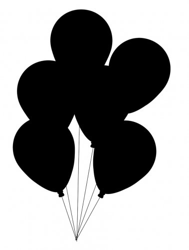 Free printable Balloons stencils and templates