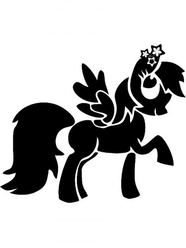 Free printable My Little Pony stencils and templates