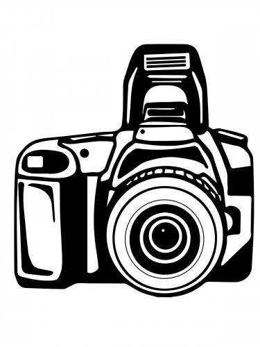 Free printable Camera stencils and templates