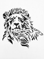 Трафареты Льва - Бесплатно распечатать