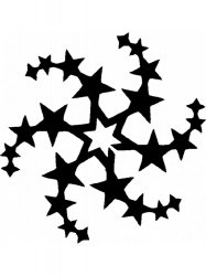 Трафареты Звезды - Бесплатно распечатать