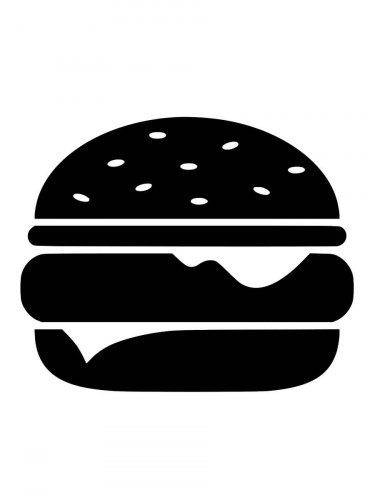 Free printable Hamburger stencils and templates