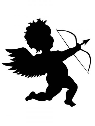 Free printable Cupid stencils and templates