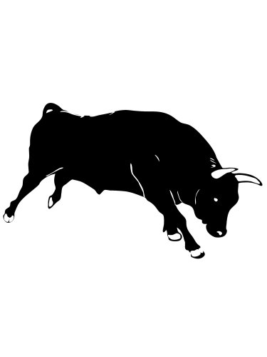 Free printable Bull stencils and templates