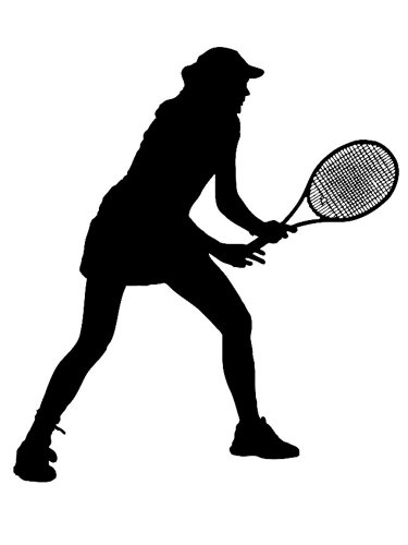 Free printable Tennis stencils and templates