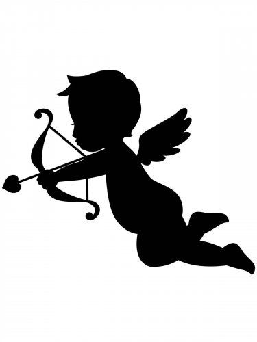 Free printable Cupid stencils and templates