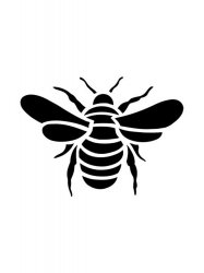 Трафареты Пчелы - Бесплатно распечатать