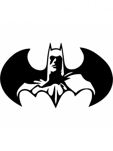 Free printable Batman stencils and templates