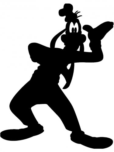 Free printable Goofy stencils and templates