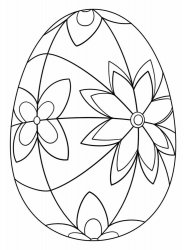 Трафареты Пасхальные яйца - Бесплатно распечатать