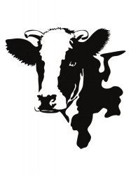 Трафареты Коровы - Бесплатно распечатать