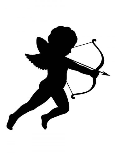 Free printable Cupid stencils and templates