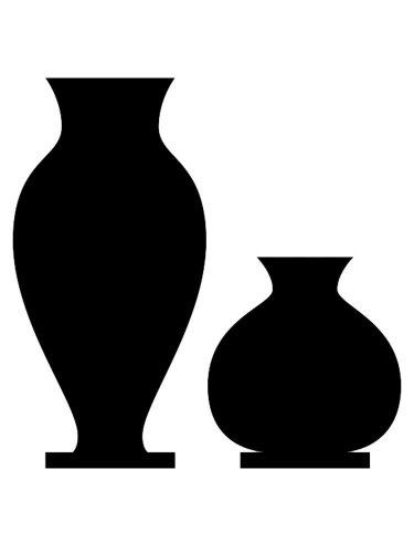 Free printable Vase stencils and templates