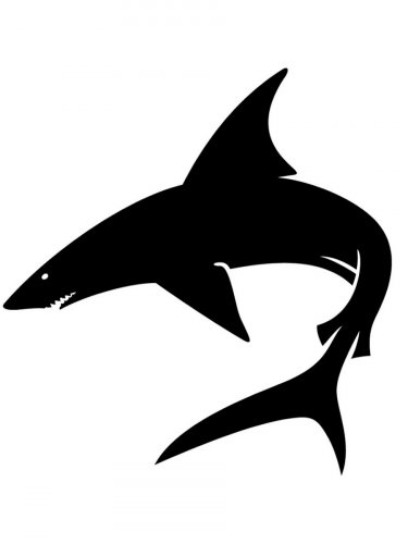 Free printable Shark stencils and templates