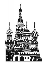 Трафареты Москвы - Бесплатно распечатать