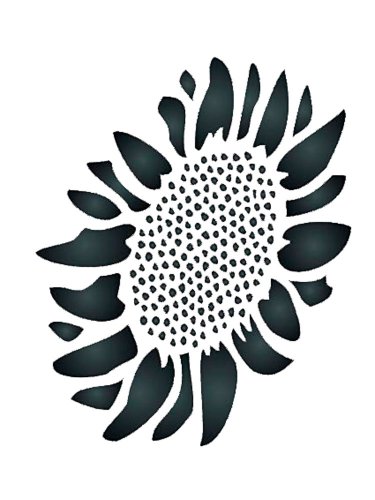 Free printable Sunflower stencils and templates