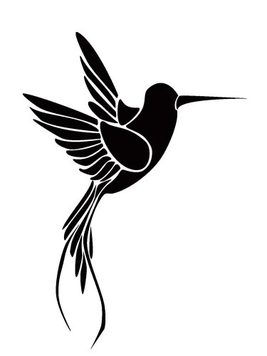 Free printable Hummingbird stencils and templates