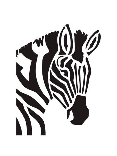 Free printable Zebra stencils and templates