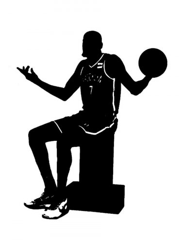 Free printable Kevin Durant stencils and templates