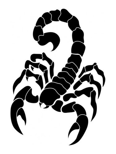 Free printable Scorpion stencils and templates