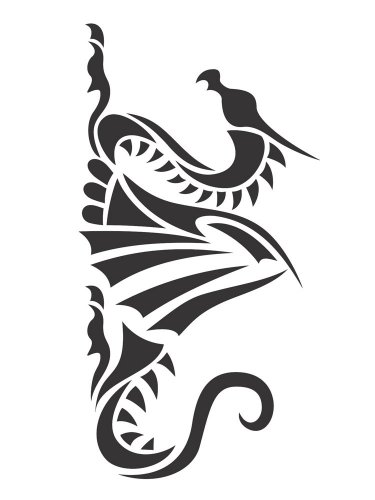 Free Printable Dragon Stencils And Templates 2836