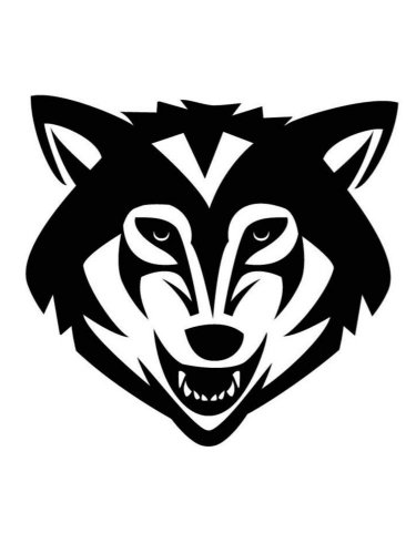 Free printable Wolf stencils and templates