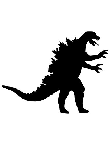 Free printable Godzilla stencils and templates