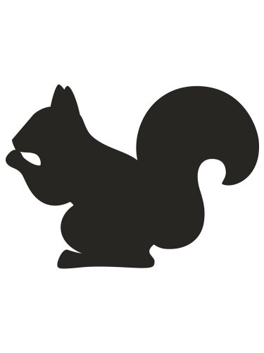 Free printable Squirrel stencils and templates