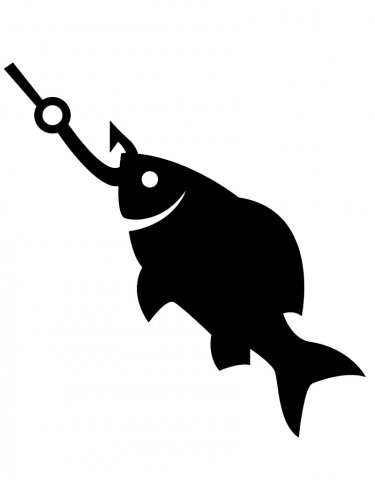 Free printable Fishing stencils and templates