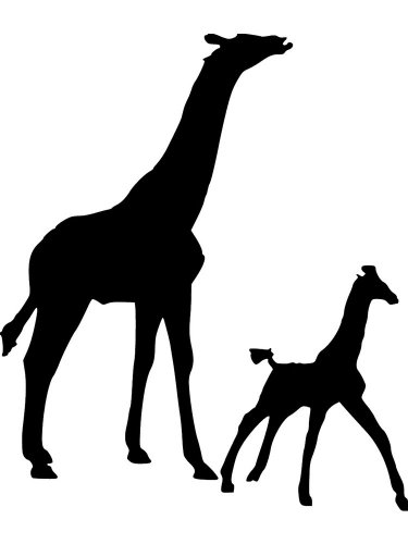 Free printable Giraffe stencils and templates