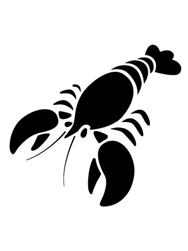 Free printable Crawfish stencils and templates